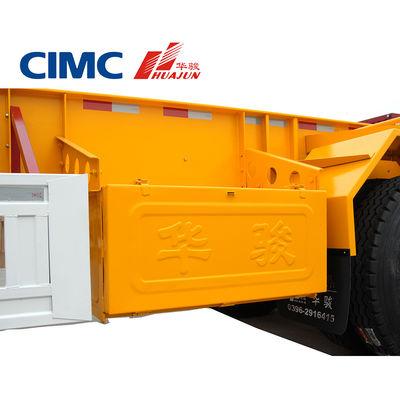 CIMC 2 Άξονας Σκελετικός ημιπροσανατολισμός για εμπορευματοκιβώτιο 20 ποδιών 28T Τεχνουργήματα προσγείωσης 13T Άξονας συμπεριλαμβανομένου