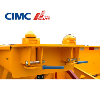 CIMC 2 Άξονας Σκελετικός ημιπροσανατολισμός για εμπορευματοκιβώτιο 20 ποδιών 28T Τεχνουργήματα προσγείωσης 13T Άξονας συμπεριλαμβανομένου