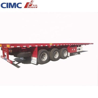 CIMA HUAJUN 40ft 3 άξονα Flatbed Semi Trailer με βαλβίδα Wabco και 20 χρόνια εμπειρίας