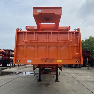 Κύρια δέσμη T700/Q345 Χάλυβα ημιπροκατασκευή CIMC HUAJUN 3 Άξονας Flatbed Trailer Train
