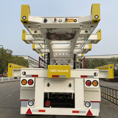 CIMC HUAJUN WABCO Αξία 1540 Σκελετό κοντέινερ ημιφορτηγό για 20ft 40ft κοντέινερ