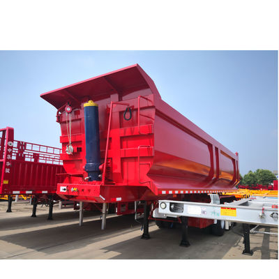 Καλύτερο 57CBM ATV Tipping Trailer από την CIMC με 13TON άξονα FUWA και 12R22.5 ελαστικά