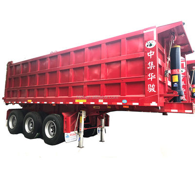 Καλύτερο 57CBM ATV Tipping Trailer από την CIMC με 13TON άξονα FUWA και 12R22.5 ελαστικά