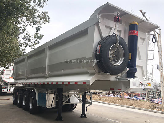 Καλύτερο 57CBM ATV Tipping Trailer από την CIMC με 13TON άξονα FUWA και 12R22.5 ελαστικά