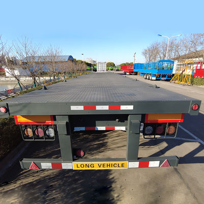 CIMC HUAJUN 5 άξονες Flatbed ρυμουλκούμενο Ιδανικό για διάφορα τρακτέρ στην αγορά της Αφρικής