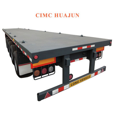 CIMC HUAJUN 5 άξονες Flatbed ρυμουλκούμενο Ιδανικό για διάφορα τρακτέρ στην αγορά της Αφρικής