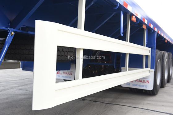 40 ft Container Shipping Flatbed Semi Trailer με JOST Landing Gear και 40Ton Max Πληροφορικό φορτίο