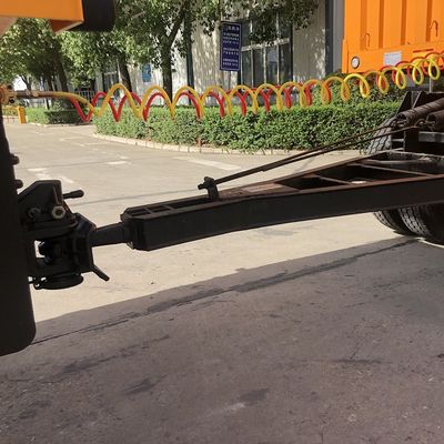 Τόπ Σχεδιασμός CIMC HUAJUN Παλούκι φορτηγό τροχόσπιτο με διπλό κουτί φράχτη ημιτροχόσπιτο