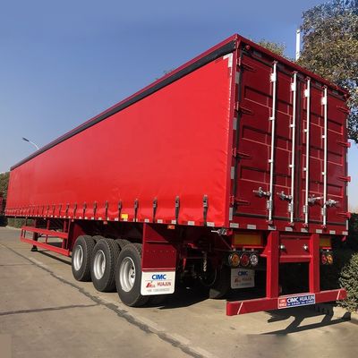 13750*2550*3850mm CIMC HUAJUN 3 άξονες T700/Q345 Σιδηροδρομικό ρυμουλκούμενο μεταφοράς φορτίου 2021