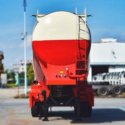 Ανθεκτικό CIMC HUAJUN 40CBM Σίμεντο Σίμεντο Τανκ Φορέα 3 Άξονες Τανκ Τραμ