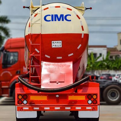 Ανθεκτικό CIMC HUAJUN 40CBM Σίμεντο Σίμεντο Τανκ Φορέα 3 Άξονες Τανκ Τραμ