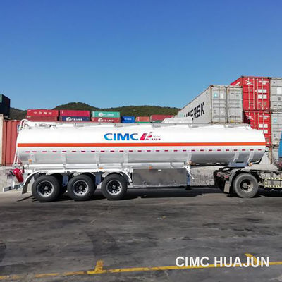 CIMC HUAJUN 3 άξονας πετρελαιοκίνητο δεξαμενόπλοιο φορτηγό ρυμουλκούμενοι 30000L-60000L δεξαμενόπλοιο καυσίμου ημιρυμουλκούμενο