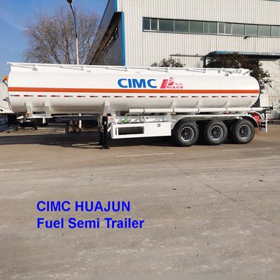 CIMC HUAJUN 3 άξονας πετρελαιοκίνητο δεξαμενόπλοιο φορτηγό ρυμουλκούμενοι 30000L-60000L δεξαμενόπλοιο καυσίμου ημιρυμουλκούμενο