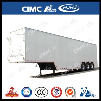 CIMC HUAJUN Πλευρική κουρτίνα ημιπροσελήντρος τροχόσπιτο τροχόσπιτο χάλυβα 13750*2500 CN HEN 50ton Ce