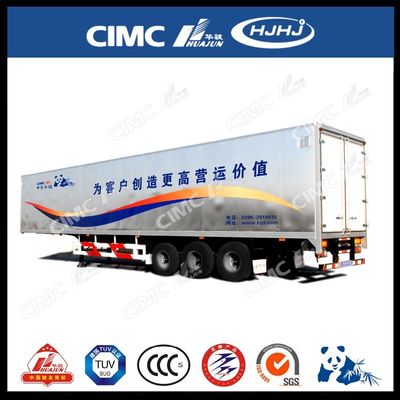 CIMC HUAJUN Πλευρική κουρτίνα ημιπροσελήντρος τροχόσπιτο τροχόσπιτο χάλυβα 13750*2500 CN HEN 50ton Ce