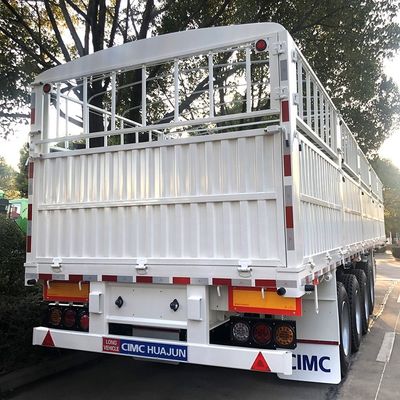 CIMC HUAJUN 60 τόνων υψηλής πλάτης φράχτης ημιμεταφορικού ρυμουλκουμένου με πιστοποίηση CE