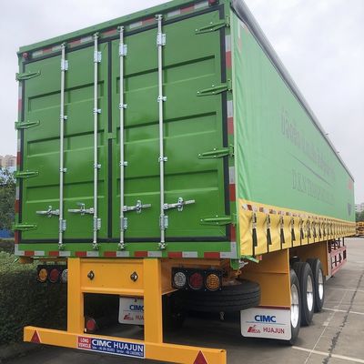 50 τόνων χωρητικότητα Τάιλαντ στυλ 40ft flatbed container trailer για ξηρό και ελαφρύ φορτίο