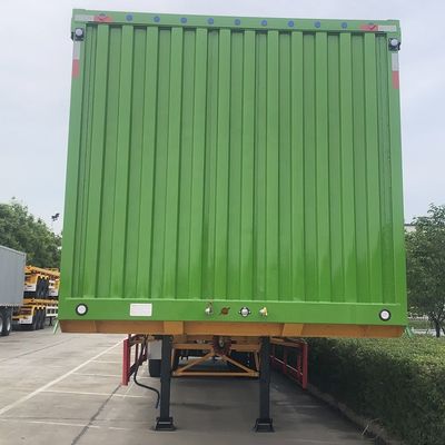 50 τόνων χωρητικότητα Τάιλαντ στυλ 40ft flatbed container trailer για ξηρό και ελαφρύ φορτίο