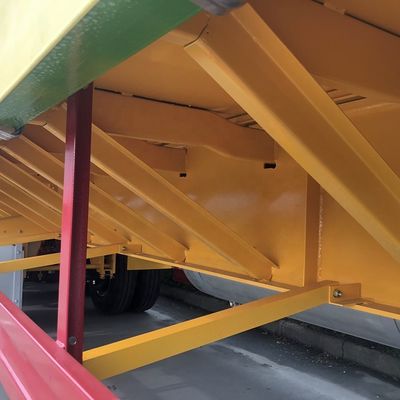 50 τόνων χωρητικότητα Τάιλαντ στυλ 40ft flatbed container trailer για ξηρό και ελαφρύ φορτίο