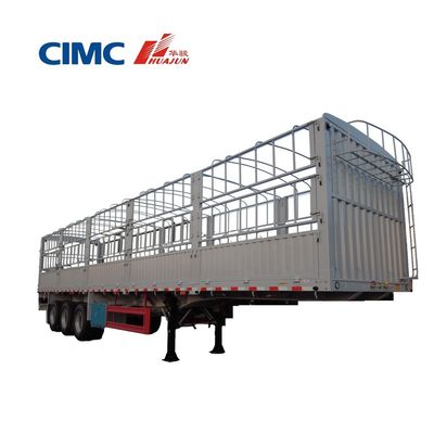 CIMC HUAJUN 11.00R20 Καθαρό φράχτη φορτίου με άξονα φράχτη ημιαμοκίνητο για μεταφορά φορτίου