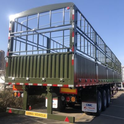 CIMC HUAJUN 3 άξονες φορτηγό τροχόσπιτο πωλήσεις Tare βάρος 7,5 τόνων 13000*2500*3650mm