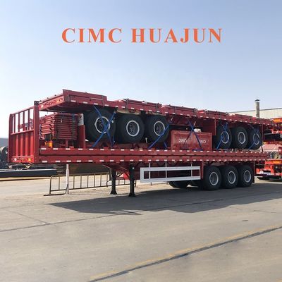 CIMC HUAJUN 2021Νέο ημιπροσελήνιο μεταφοράς φορτίου 3 αξόνων για φορτηγά χωρητικότητας 60 τόνων