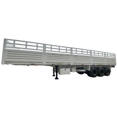 FUWA 13TON Άξονας CIMC HUAJUN 3 Άξονες 13000*2690*1500 Λευκό φορτηγό ημιπροκατασκευαστικό