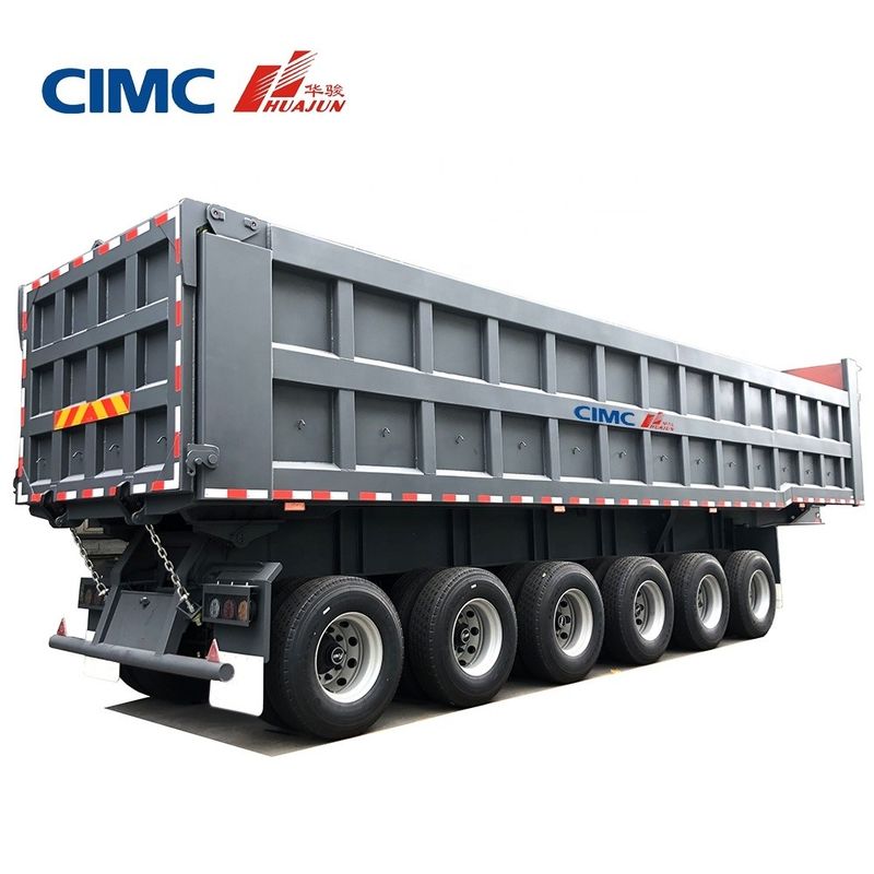 CIMC HUAJUN 40 τόνων 3 άξονας πολυάξονας υδραυλικός ρυμουλκούμενος για μεταφορές φορτηγών