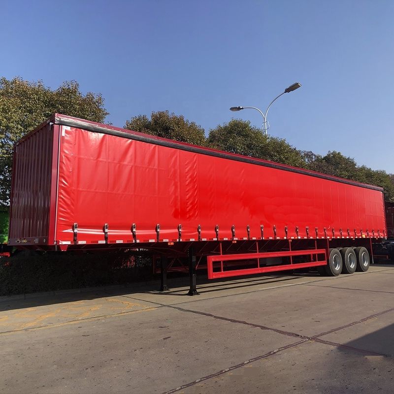13750*2550*3850mm CIMC HUAJUN 3 άξονες T700/Q345 Σιδηροδρομικό ρυμουλκούμενο μεταφοράς φορτίου 2021
